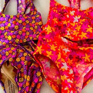 New lot  Speedo girls 2 piece swim suit girls 12